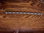 10 Kt Yellow And White Gold Opal And Diamond Tennis Bracelet