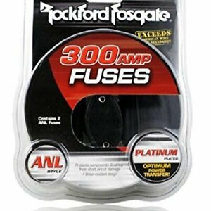 Rockford Fosgate RFFA300 300 Amp ANL Fuse Two Pack Platinum Finish