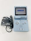 Nintendo Game Boy Advance SP AGS-101 Pearl Blue Handheld Game Console GBA System