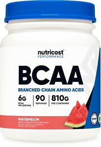 Nutricost BCAA Powder (Watermelon) 90 Servings - 6000mg Per Serving
