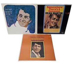 Dean Martin Vinyl LP Lot of 3 - My Woman My Woman My Wife & MORE! EXCELLENT