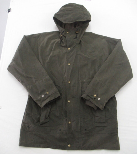 Vintage Filson Tin Cloth Hooded Jacket Small Parka Coat