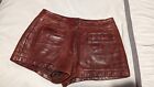 Vintage Leather Shorts