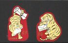 JAPAN 2022 ZODIAC LUNAR NEW YEAR OF TIGER COMP. SET OF 2 STAMPS EXTRACTED USED