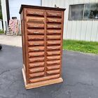 1800s Early Dental Cabinet Apothecary Woode Multi-Drawer Cabinet