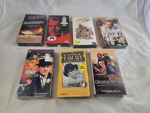 Lot Of 7 Vhs Movies Shows Brand New Sealed Graffiti Airport Little Rascals...
