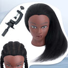 Afro Mannequin Head 100% Human Hair Hairdresser Training Head Cosmetology Doll