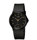 Casio MQ24-1E, Men's Black Resin Watch, Analog, Water Resistant, 34MM Case