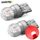 AUXITO 7440 7443 7444 LED Red Bright Super Stop Brake Tail Parking Light Bulbs (For: MAN TGX)