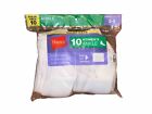 New Hanes Women’s 10 pairs Value Pack Ankle Socks White Shoe Size 5-9