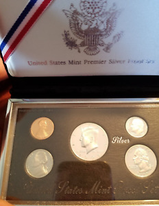 1995 US mint premier Silver proof set of 5 coins