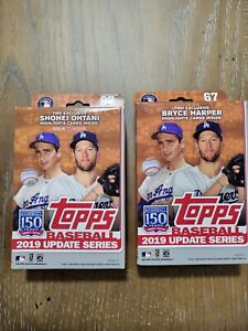 (2)-2019 Topps Update Series Baseball Sealed Hanger Boxes -  V. Guerrero RC??