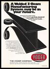 1976 Yoder Company Cleveland Ohio Thermatool HF Welded I-Beam System Print Ad