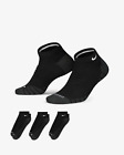 NIKE Dri-FIT Everyday Max Cushion Training No-Show Socks 3 Pack Black XL 12-15
