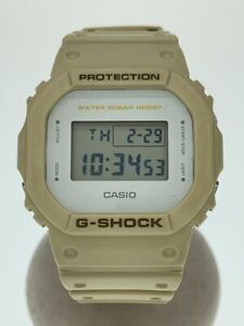 CASIO G-SHOCK DW-5600EW White/Beige Rubber Quartz Digital Watch