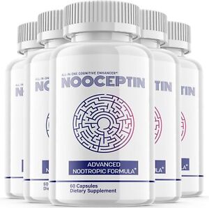 Nooceptin Nootropic Pills - Nooceptin Supplement For Brain Health - 5 Pack