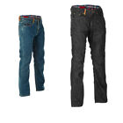 HIGHWAY 21 BLOCKHOUSE PROTECTIVE STRAIGHT-LEG MOTORCYCLE RIDING JEANS WITH ARMOR