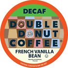 Double Donut Decaf Vanilla Bean Flavored Coffee K Cups Keurig 80 ct