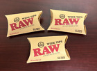 RAW Pre Rolled WIDE Tips 21ct -3 PACKS -63 Total