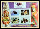 115.BANGLADESH 2012 IMPERF STAMP M/S BIRDS, O/P WORLD STAMP EXHIBITION INDONESIA