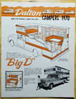 1970 Dalton Campers sales brochure dealer 1B9