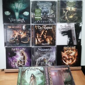 Lot of 11 Obscure Heavy/Prog/Viking/Folk/Death Metal CDs - 2000-2012 Era
