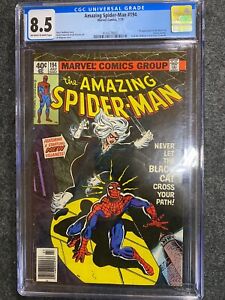 Marvel Comics Amazing Spider-man #194 1st Black Cat CGC 8.5