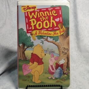 Disney’s Winnie the Pooh A Valentine For You VHS Video Tape Clamshell Case RARE!