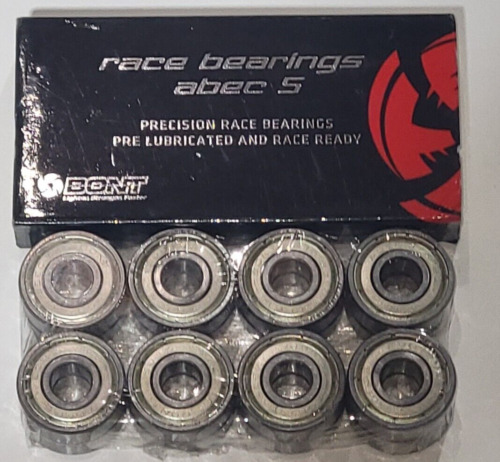 Bont Precision Skate Race Bearings Abec 5 16 Pack Inline Pre Lubricated Hardware