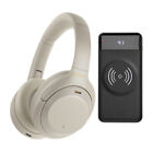 Sony WH-1000XM4 Wireless Noise Canceling Over-Ear Headphones (Silver) Bundle