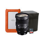Sigma 24-70mm f2.8 DG DN Art Zoom Full Frame E Mount Lens and Hard Drive Bundle