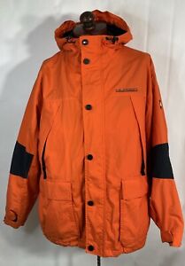 Vintage Tommy Hilfiger Cold Stop Ski Coat Colorblock Jacket 90s Hooded Large