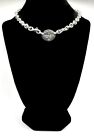 Tiffany & Co. Return to Tiffany Oval Tag Choker Necklace- 925 Sterling Silver