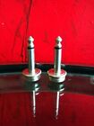 2 vintage 1980's male Amphenol  to male 1/4 inch microphone cable connector # 1