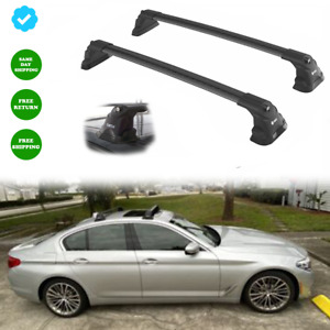 Roof Rack Cross Bars For BMW 5-Series G30 Sedan 2018 -2023 Fix Points Roof Bar (For: BMW)