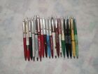Vintage USA Made Ballpoint Pen Lot Of 18 Multiple Types Some Very Rare Decent