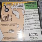 JAN 2012 POP HITS MONTHLY COUNTRY KARAOKE CDG buy 1 or message me for bulk
