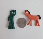 Vintage Gumball Machine Mini Gumby and Pokey Toy Figures 1.75