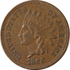 1866 Indian Cent Choice XF++ Superb Eye Appeal Strong Strike