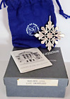 1995 STERLING Silver 925 Pendant Ornament Christmas Snowflake Hand & Hammer MFA