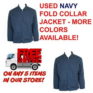 Used Work Coats Used Work Jackets Cintas, Redkap, Unifirst, G&K Navy Blue
