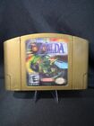 Zelda: Majora's Mask Gold Holographic Collectors Nintendo N64 Authentic Tested
