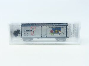 N Micro-Trains MTL 02100402 VT Vermont State 40' Plug Door Box Car #1791-Sealed