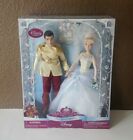 Disney Store Once Upon A Wedding Cinderella & Prince Charming Doll Set NEW
