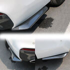 Rear Bumper Lip Diffuser Splitter Canard Protector Carbon Fiber Car Accessories (For: 2023 Kia Rio S Sedan 4-Door 1.6L)