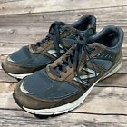 New Balance 990v5 Made In USA Shoes Sneaker Mens 11 Blue Brown Lace
