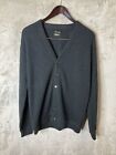 Vintage Alleson of Rochster 1970's Mohair Orlon Acrylic Cardigan Sweater Mens L