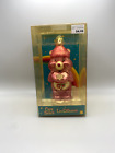American Greetings Care Bears Share Bear Glass Ornament In Box Vintage 2005