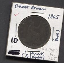 1865-Great Britian-F. 1 Penny