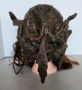 1998 Paper Magic Group Scary Tree Goblin Troll Mask Long Nose Costume Cosplay
